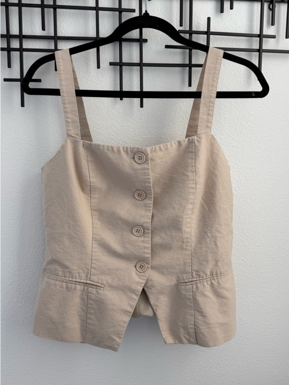 Forever 21 Beige Corset Tank Top Women’s Medium